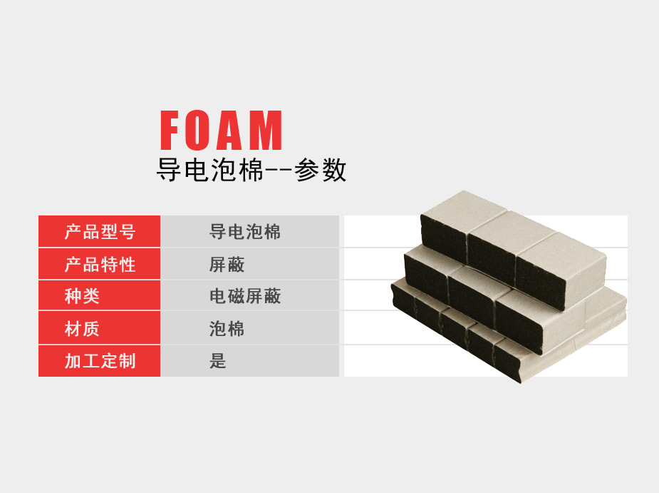 导电泡棉规格参数,导电衬垫
